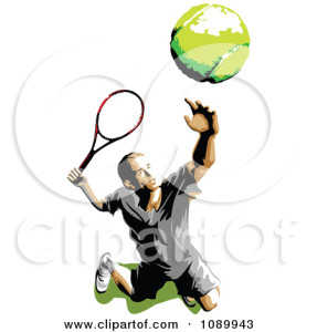 tennis serve tossing